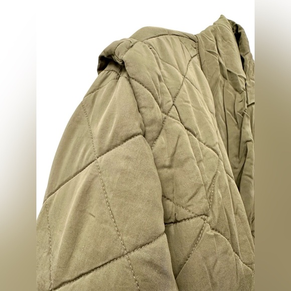 Blank NYC Green Quilted Jacket Drop Shoulder - Looking at You - Oversized XS-NWT - Picture 5 of 8